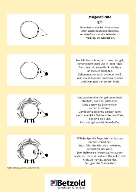 Malgeschichte: Igel