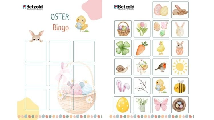 Osterspiel: Oster-Bingo