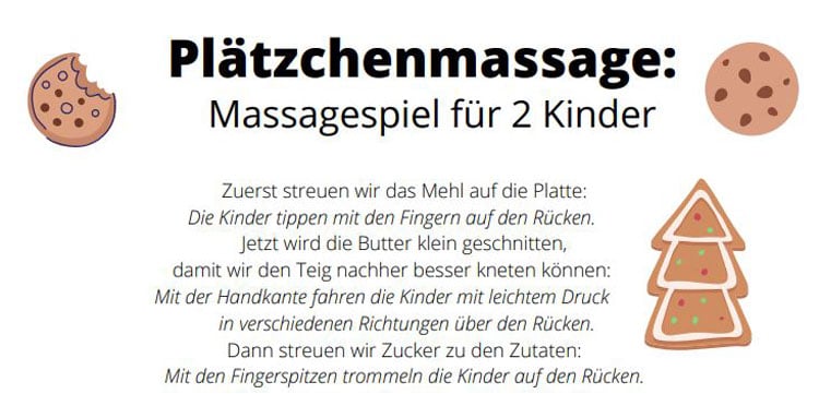 Plätzchenmassage-Spiel aus dem Betzold Blog.