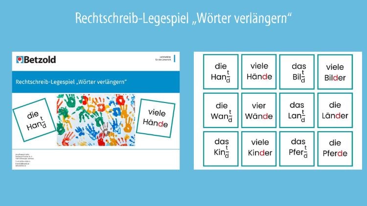 Rechtschreib Legespiel