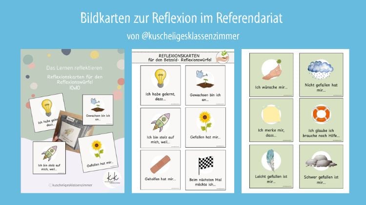 Bildkarten zur Reflexion im Referendariat