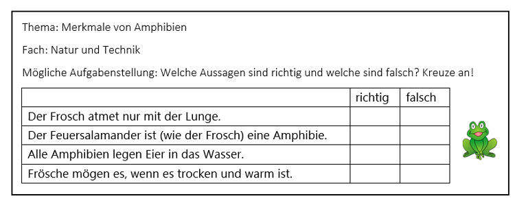 Arbeitsblatt: Amphibien