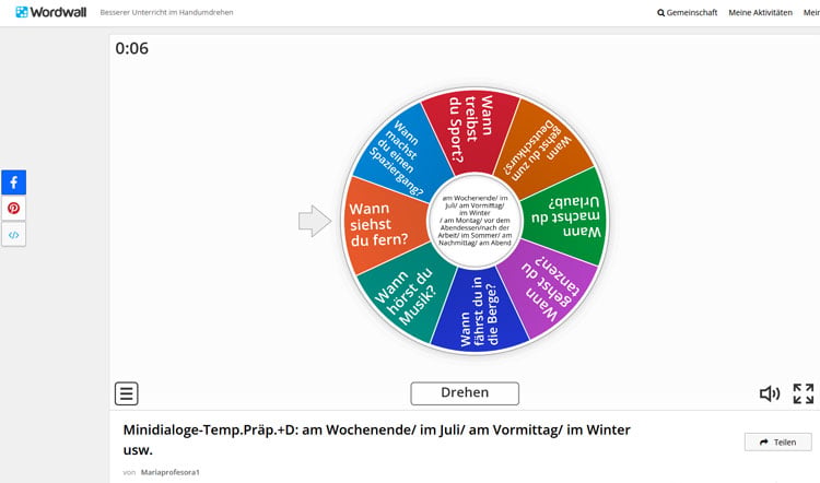 Minidialoge bei Wordwall erstellen