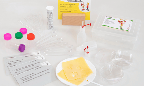 Material der Station zur Untersuchung von Eiweissen