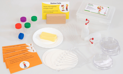 Material der Station zur Untersuchung von Fetten