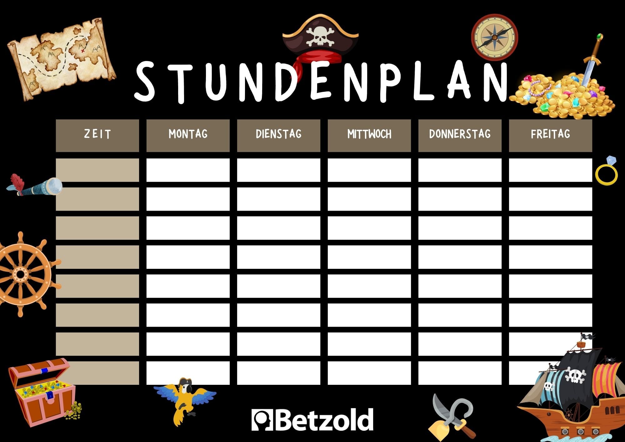 Stundenplan Pirat