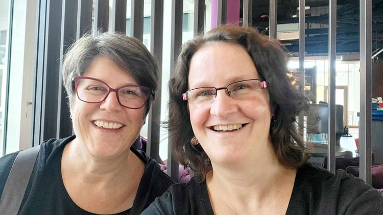 Susanne Seyfried und Sabine Landua