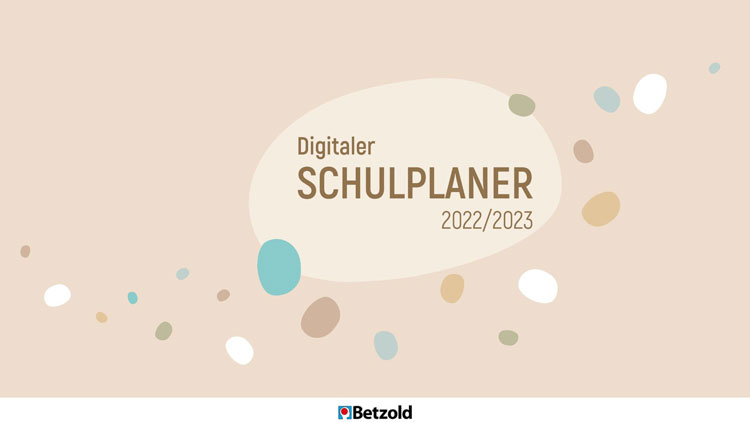 Cover des digitalen Schulplaners von Betzold