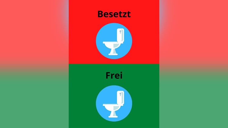 Toilettenampel