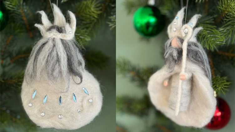 Winterkönig aus Filz
