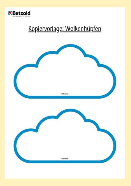 Bewegungsspiel: Wolkenhüpfen
