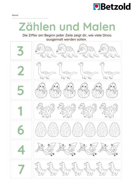Zählen und Malen