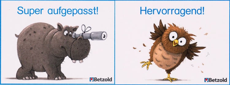 Betzold-Belohnungskarten