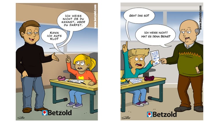 Cartoon: Lehrerhumor