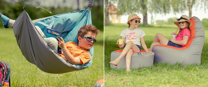 Draußen chillen
