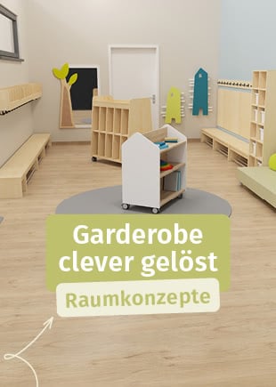 Raumkonzepte für Garderoben