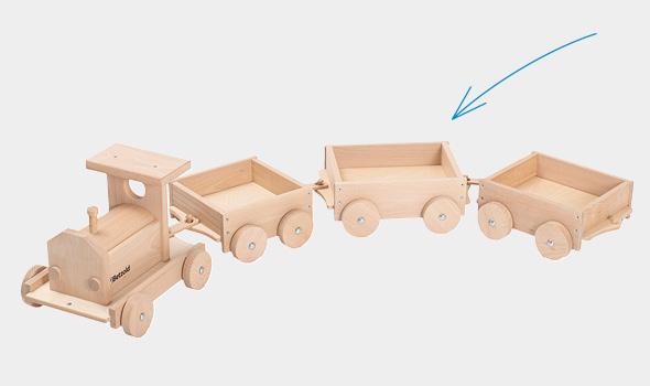 Produktansicht Lok mit Waggons