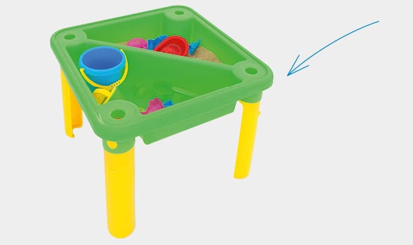 Produktansicht sand und Wasserspieltisch
