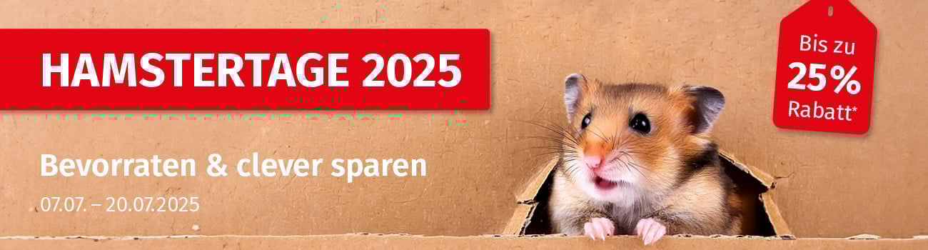 Hamstertage 2025: Vom 07.07.-20.07.2025