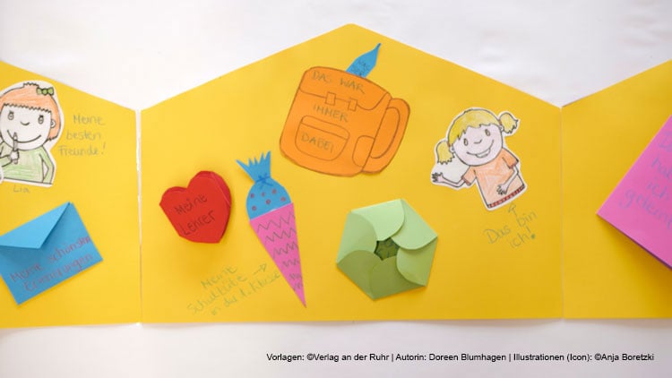 Lapbook Basteln Grundschulzeit Abschied Betzold Blog