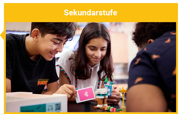 Schüler experimentieren mit LEGO® Education Naturwissenschaften Klasse 5-7