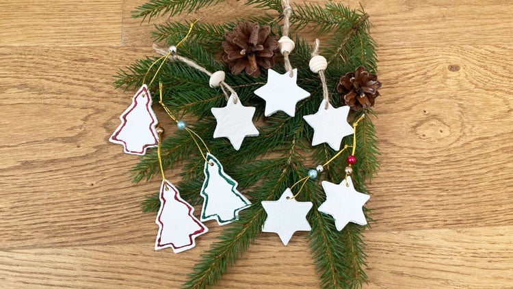 Christbaumschmuck aus Modelliermasse