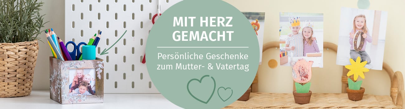 Basteln für Mutter- und Vatertag