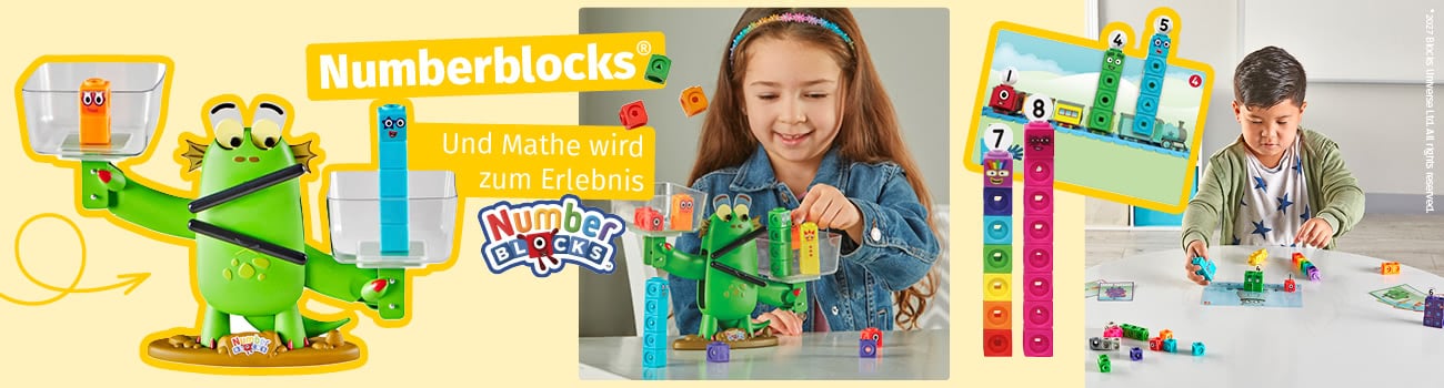 Kinder entdecken spielerisch die Welt der Zahlen mit Numberblocks. Bunte Zahlenbausteine und Lernspiele fördern das Zählen, Rechnen und mathematische Verständnis.