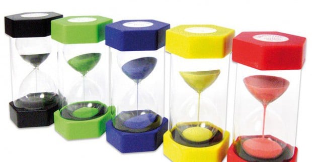 Bunte Sanduhren
