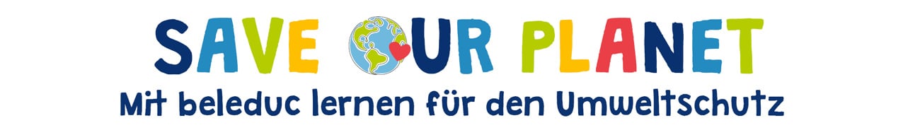 Schriftzug Save Our Planet