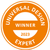 Auszeichnung Universal Design Expert Winner 2023