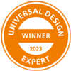 Auszeichnung Universal Design Expert Winner 2023