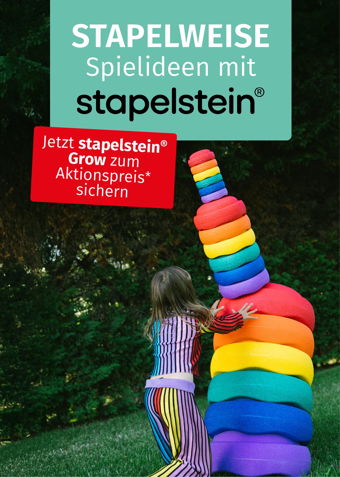 Spielideen mit stapelstein