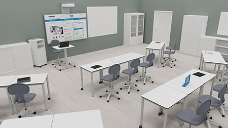 3D-Grafik für Raumkonzept