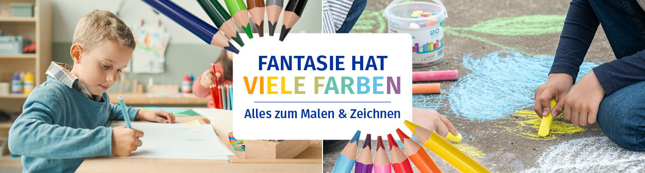 Fantasie hat viele Farben: Alles zum Malen & Zeichnen