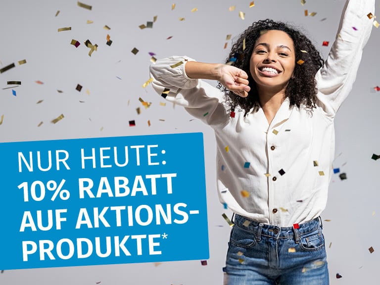 Nur heute: 10% Rabatt auf alles*