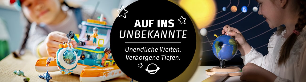 Weltall, Erde, Ozeane Auf ins Unbekannte: Unendliche Weiten, verborgene Tiefen